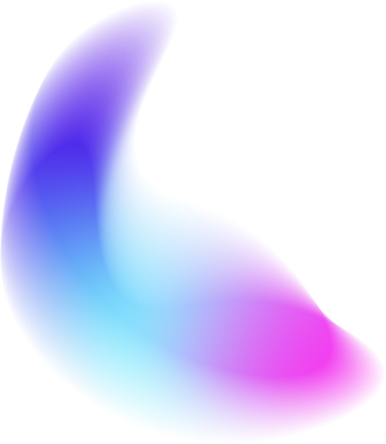 Neon gradient shape